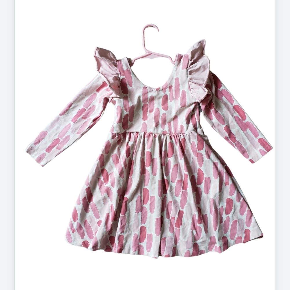 Monica + Andy Girls Dress Pink